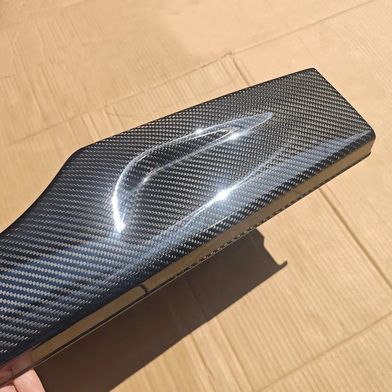 For Fiat 500 For Abarth 595 695 Real Dry Carbon Fiber Trunk Organizer Rack Cover Panel 08-2024 Interior Mouldings Accessories
