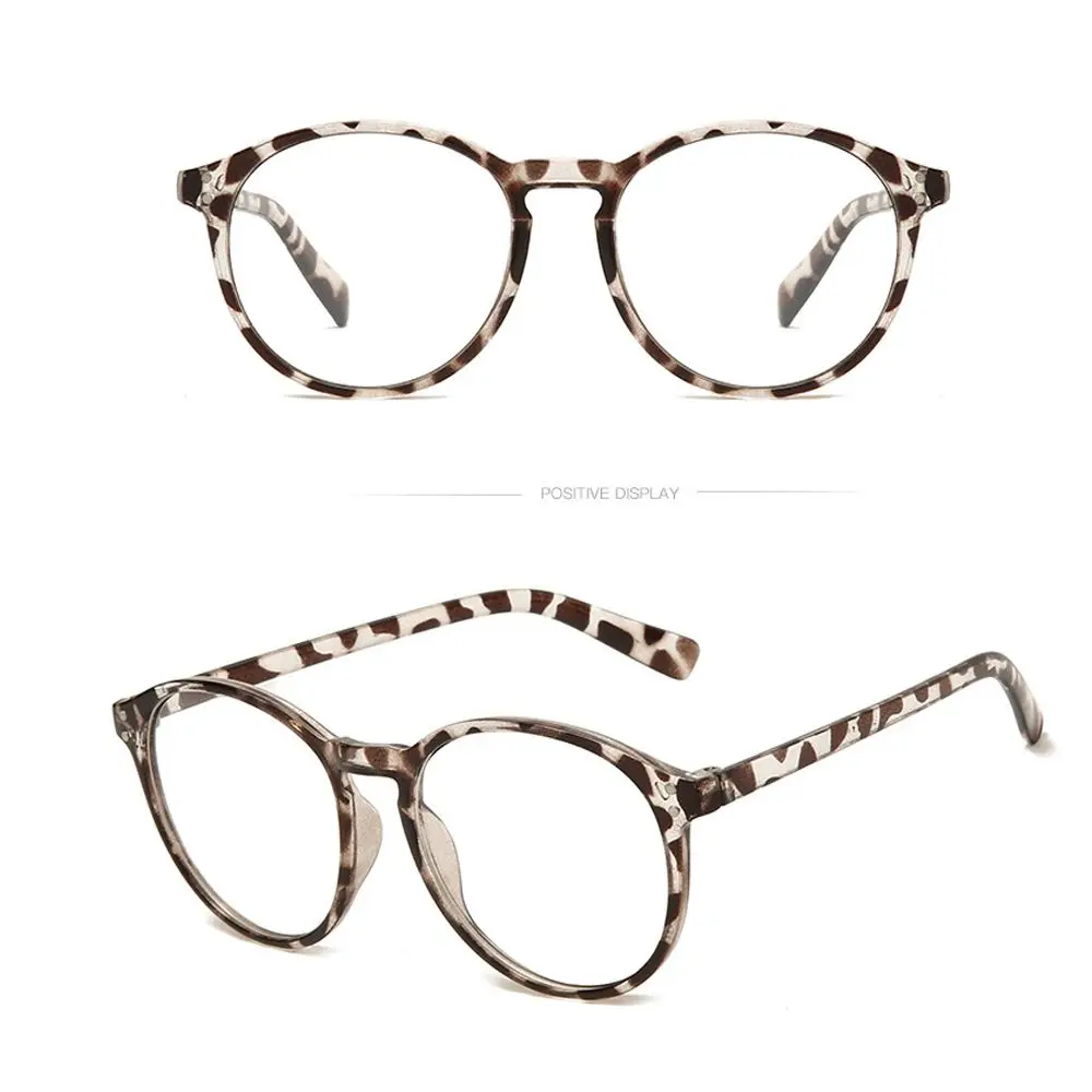 -1.0~-4.0 Unisex Brown/Black/Leopard Print UV Protection Myopia Glasses Anti Blue Light Eyeglasses Flat Mirror Eyewear