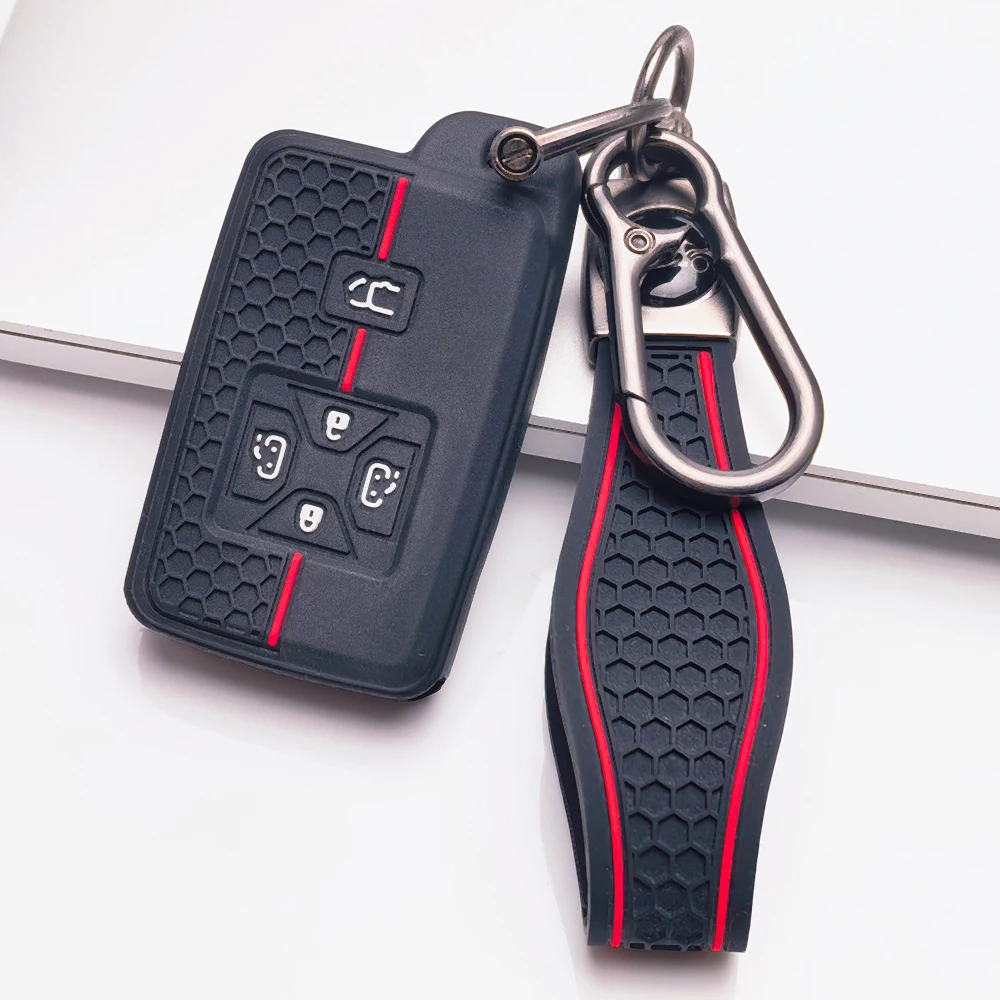 For Toyota Alphard Vellfire Previa Estima Isis Noah Voxy Textured Key Protector With Carabiner Precise Fit