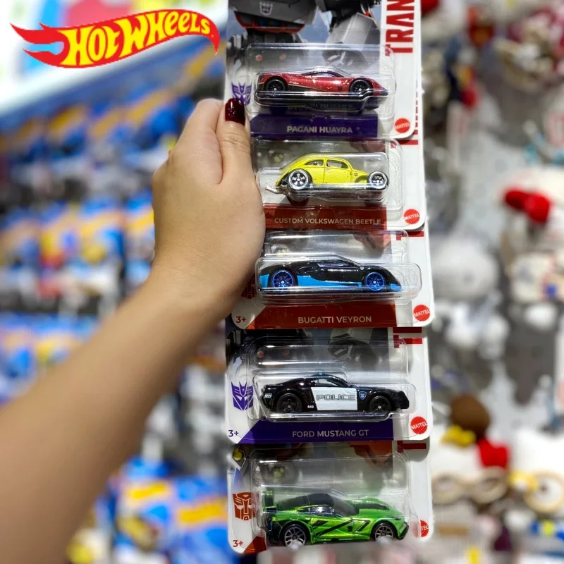 

Новые трансформеры Hot Wheels Gdg83 Bumblebee Custom Volkswagen Ford Mustang Pagani Bugatti Veyron1/64 Kong, литая модель автомобиля, игрушка