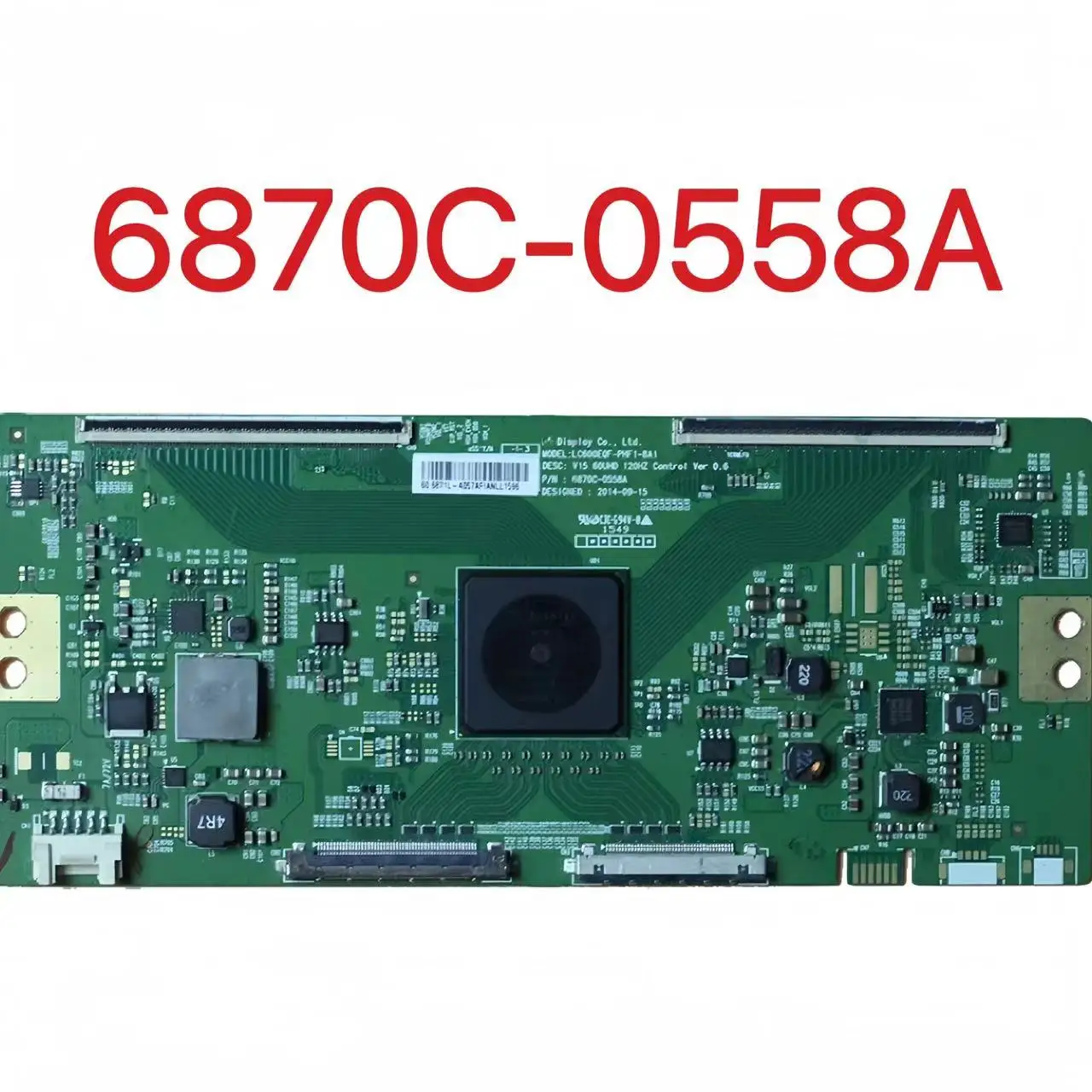 

6870C-0558A Плата TCON LC600EQF-PHF 1-8A1 60-дюймовая плата, оригинальная материнская плата V15 60UHD 120 Гц, версия управления 0,6 6870C 0558A T CON