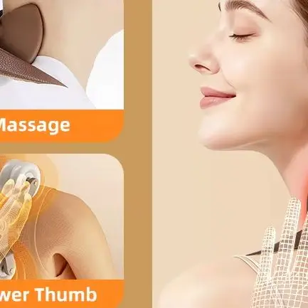 

Finger Neck Shoulder Massager Wireless Neck Cervical Trapezius Kneading Massage Shawl Brushless Motor Neck Masajeador