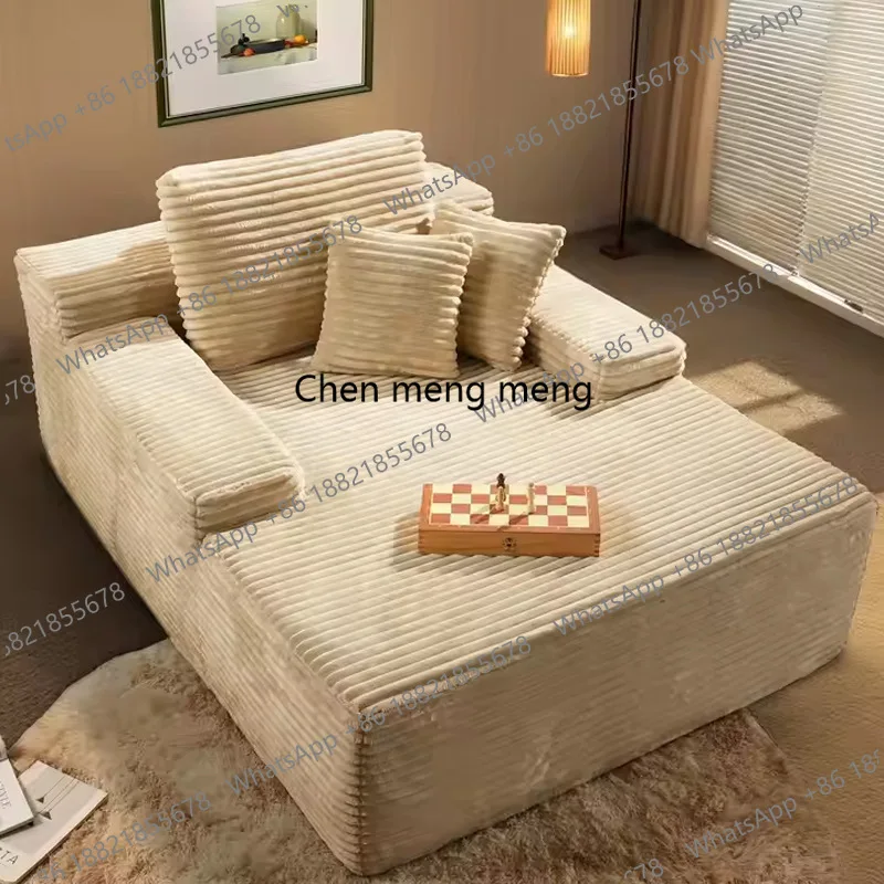 Vacuum compression integrated molding high-density all-sponge fabric boneless sofa bed