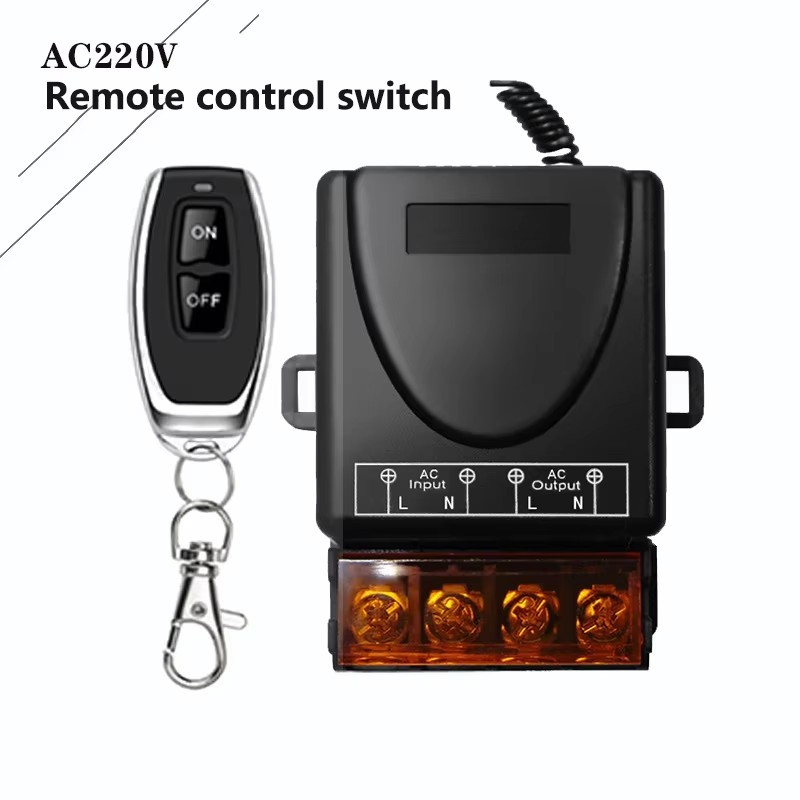  RF 433Mhz Wireless Remote Control Switch AC 72V-220V Relay Motor Water Pump Door Access System Wireless Switch Car Power