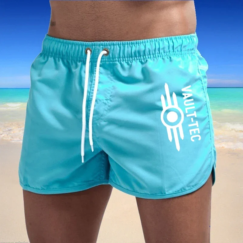 2024 New Models Swimwear Men\'s Beach Shorts Jogging Sports Running Shorts Summer Swim Trunks Tracksuit Beach Surfing Pants