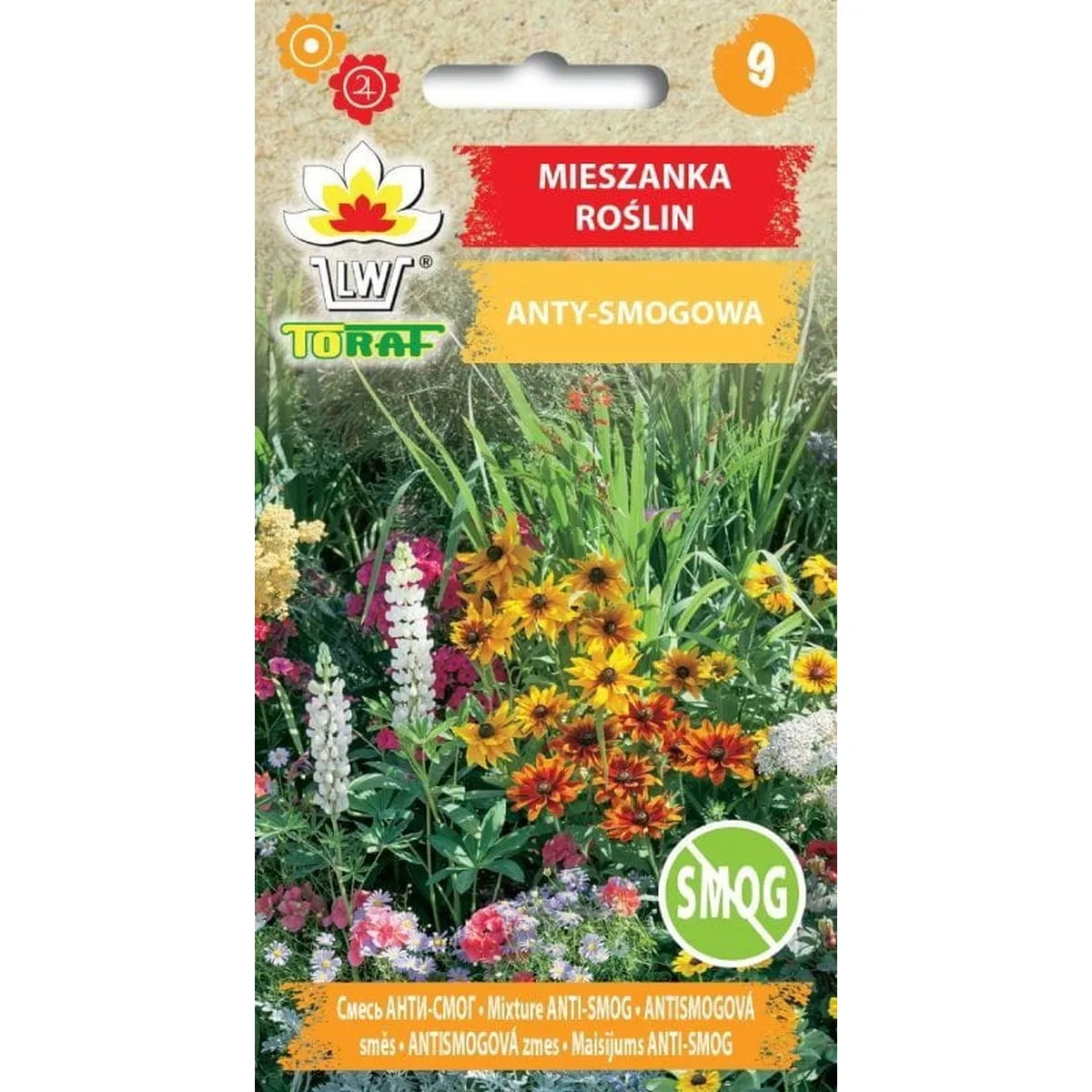 Blumensamen mit Anti-Smog-Mischung für den Hausgarten 2G-TORAF