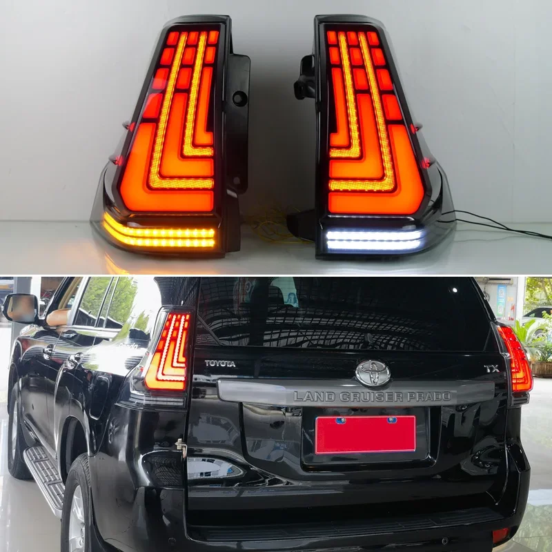 

Car LED Tail Lights Retrofit Assembly For Toyota Prado 150 FJ150 2010 - 2023 Recommended Rear Fog Lamp Upgrades