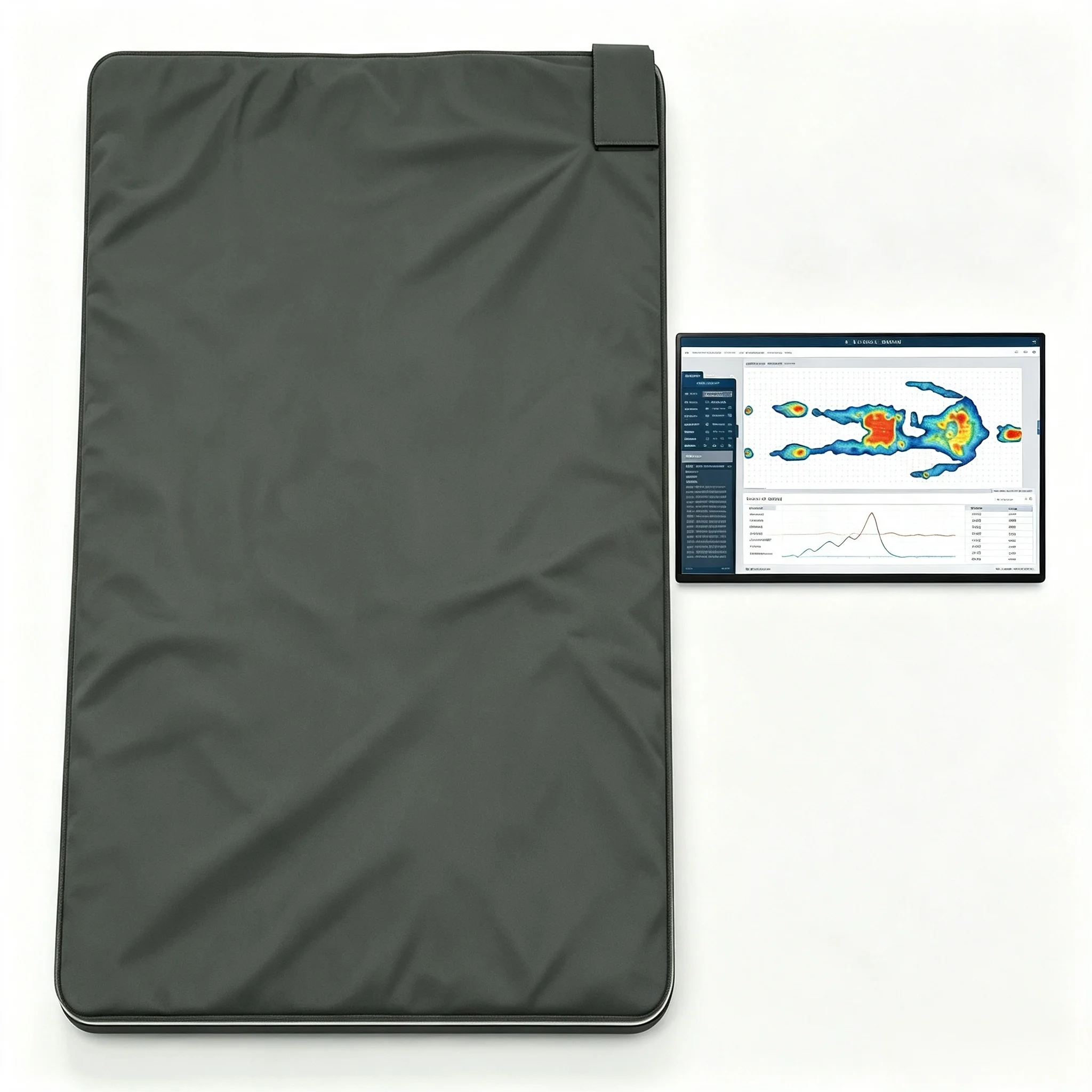 FSR Mattress Pressure Sensor Mat For Beds & Yoga Mats Piezoresistive Technology Durable Plug And Play Wide Applications