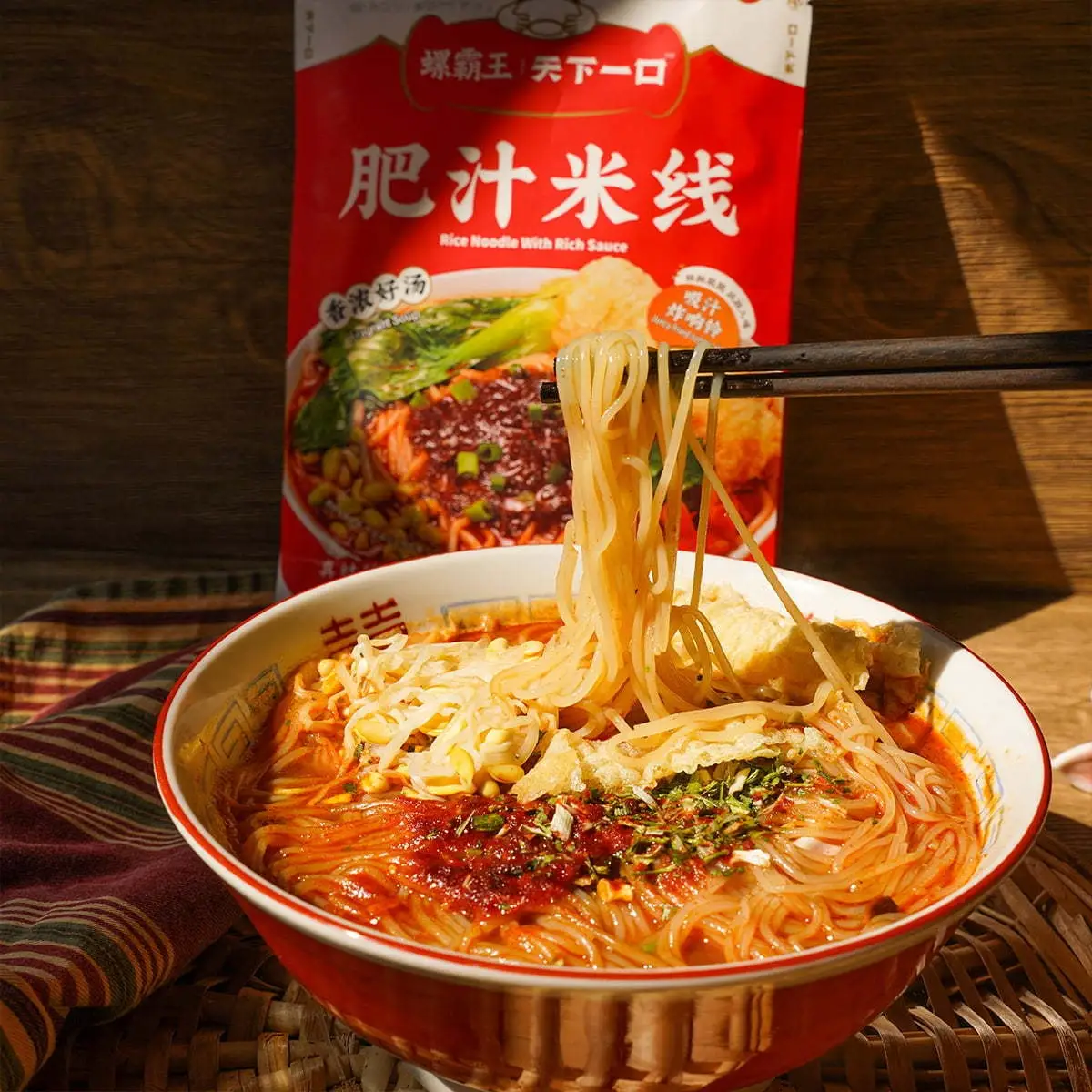 [7Packs] LUOBAWANG Rice Noodles Luo Ba Wang 310g*7Packs