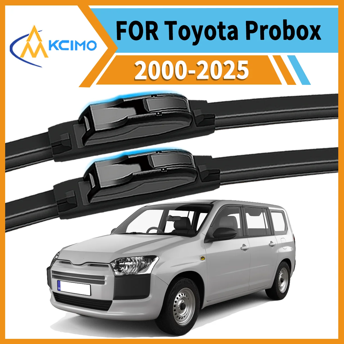 

Бесшумные и гладкие щетки стеклоочистителя (2 шт.) для Toyota Probox XP50/160 2000-2025: всепогодная эффективность, четкий обзор, безопасное вождение