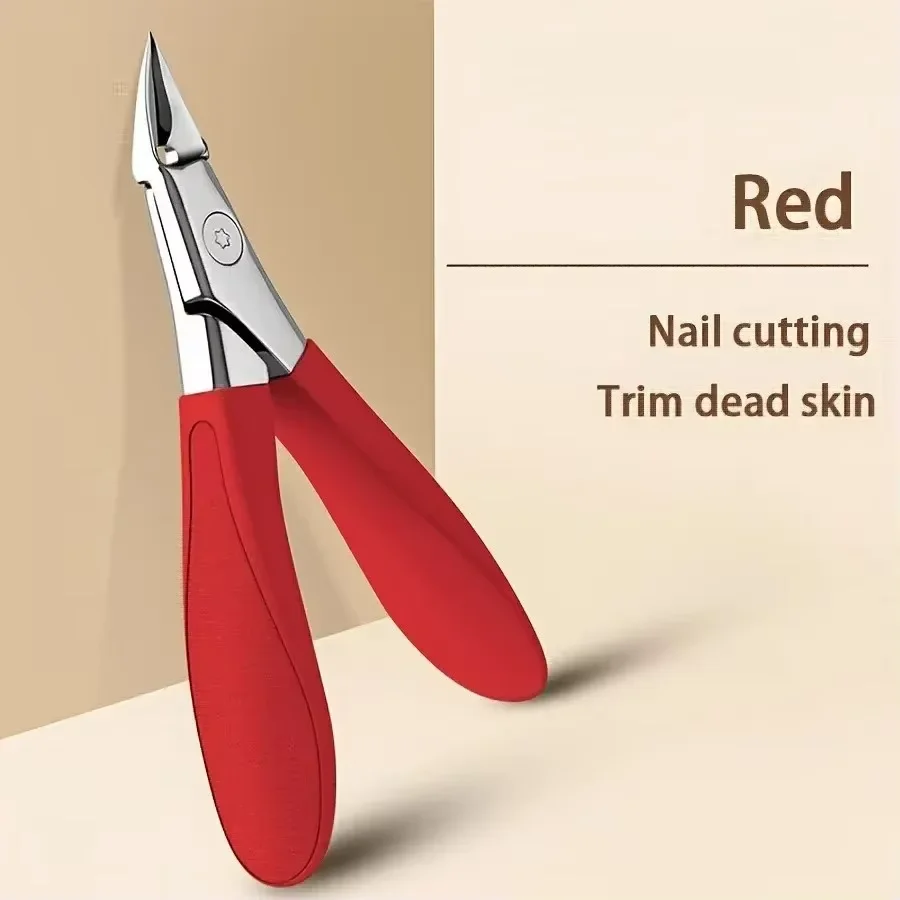 

Машинка для стрижки ногтей из нержавеющей стали для вросших или толстых ногтей, триммер для ногтей на ногах, профессиональные кусачки для ногтей-подиатристов