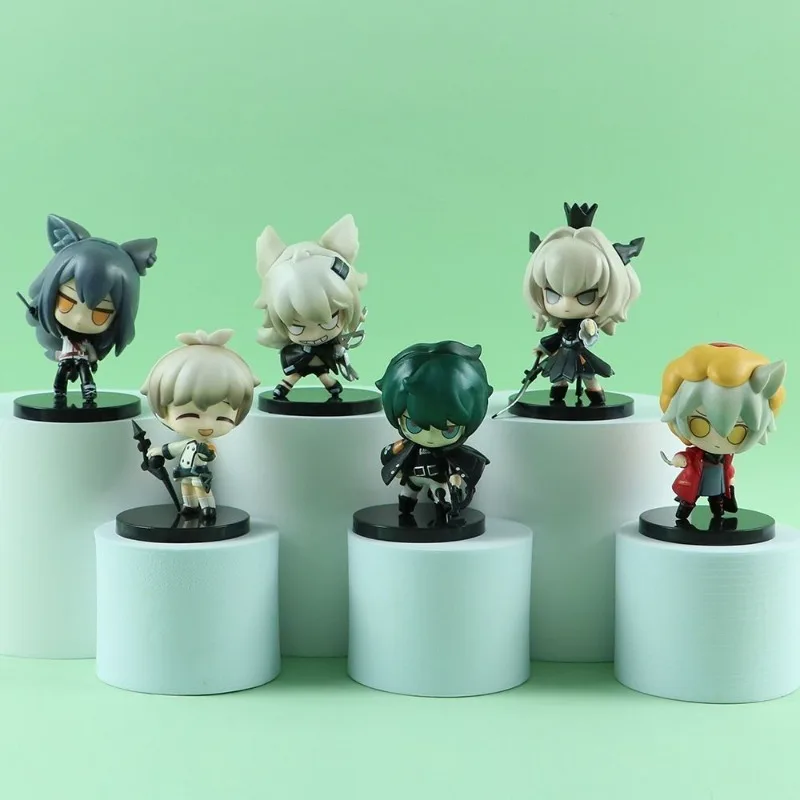 فرسان تكساس آميا تيريزا لعبة الأجهزة الطرفية الكرتون لطيف Q نسخة نموذج الشكل سطح المكتب سيارة الديكور الحلي بالجملة