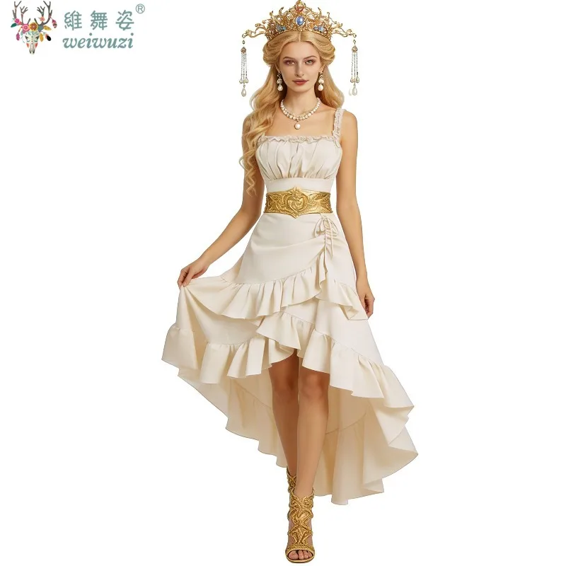 

Renaissance Retro Princess Victorian Ball Dress Medieval Elegant Queen Dress Deluxe Vintage Court Gown Halloween Women Clothing