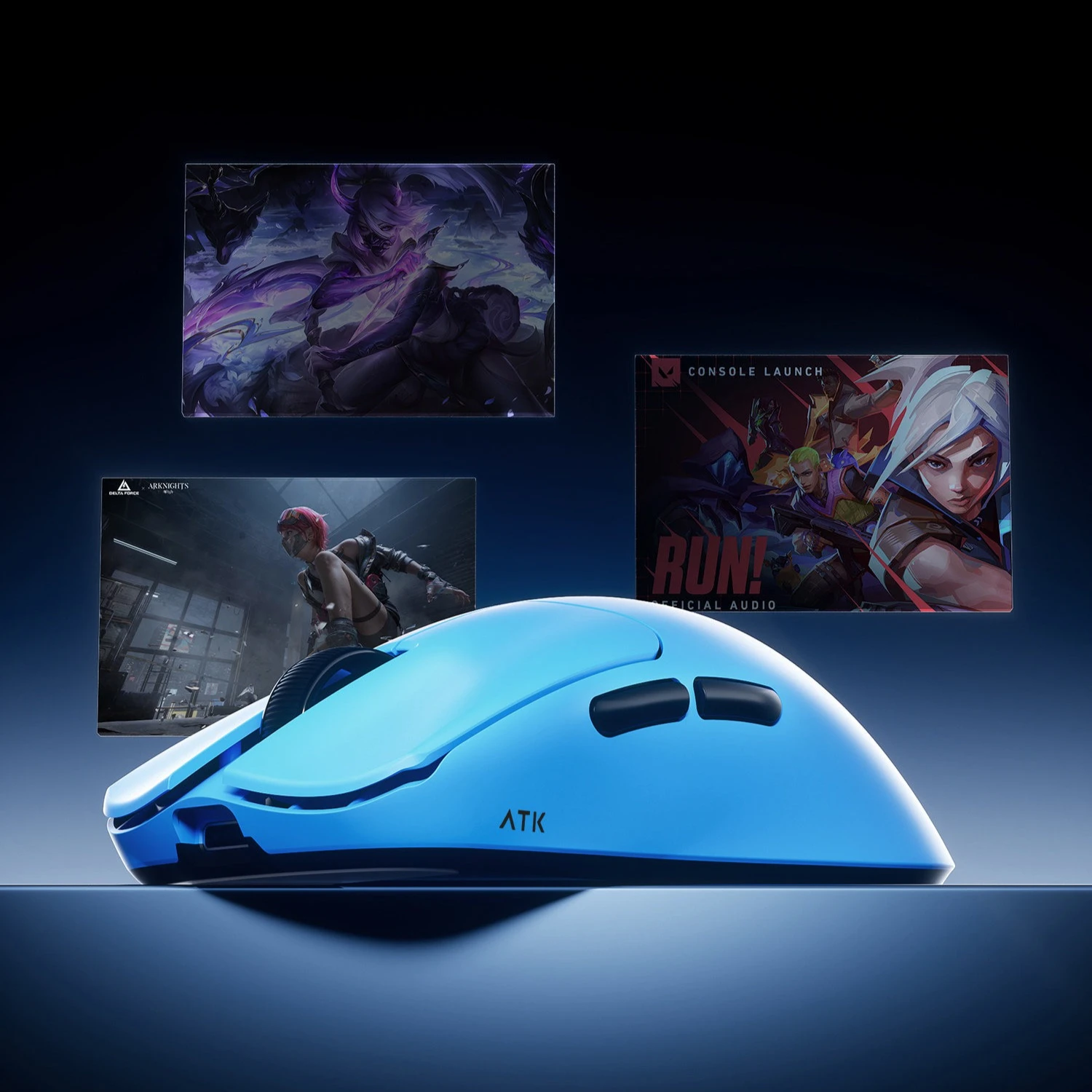 ATK BlazingSky F1V3 Wireless Mouse Dual-Mode PAW3955 8K Low Latency Lightweight Ergonomics High-Performance Gaming Accessories