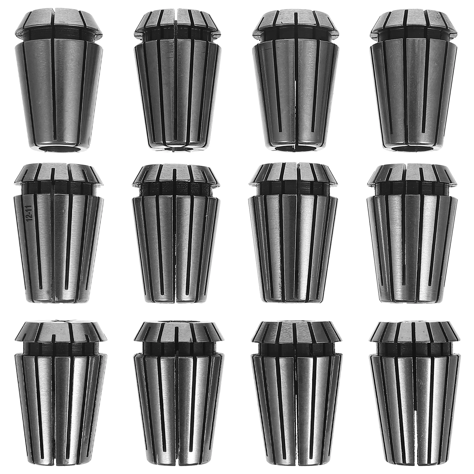 

12pcs Collet Chuck Set High Precision Milling Lathe Tool for Cnc Engraving Milling Lathe Tools Spring Collets Taper