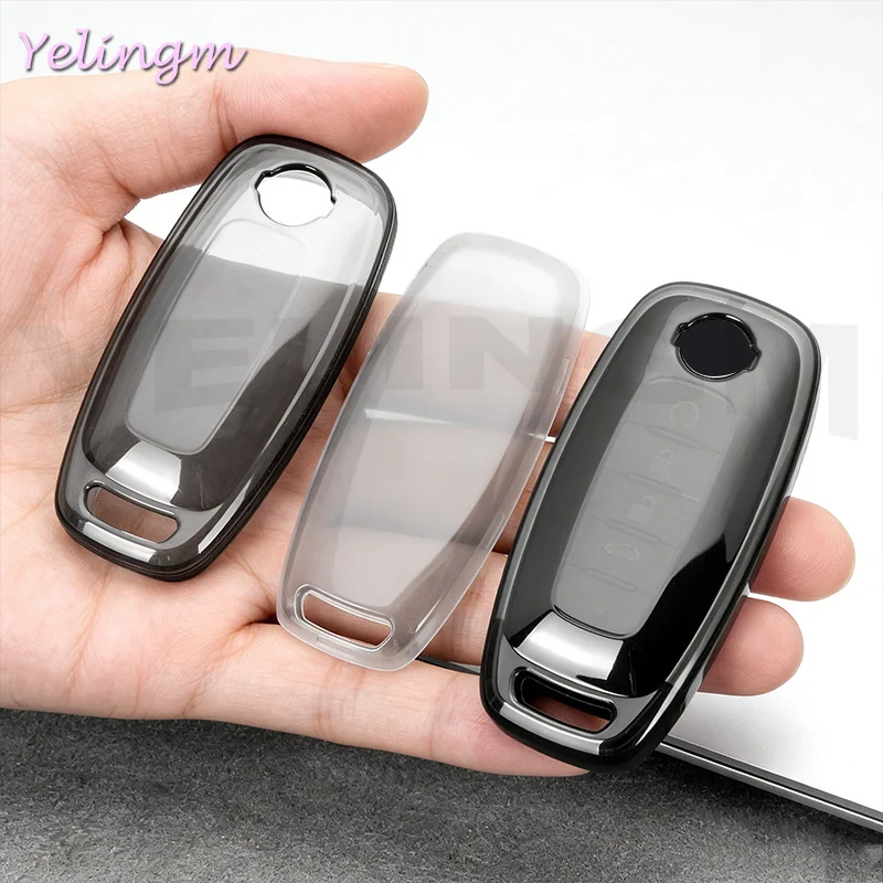 Transparente TPU-Schutzhülle für Nissan X-Trail T33, Kicks, Qashqai J12, Juke, Teana, Altima, Ariya Fernbedienungsschlüssel