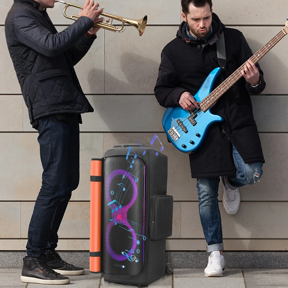 غطاء حمل مكبر الصوت مقاوم للماء مكبر صوت محمول غطاء غبار ارتداء مقاومة مكبر صوت للحفلات غطاء غبار لملحقات صندوق الحفلات JBL 710