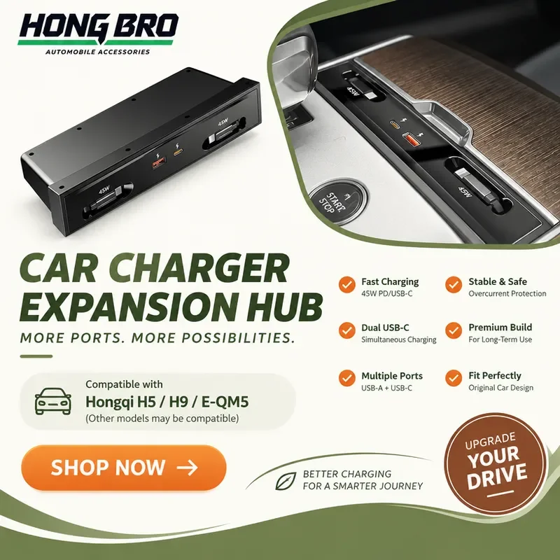 for Range Rover Car Cigarette Lighter Central Control Charger Expansion Super Fast Charge Interior Modification Accessories