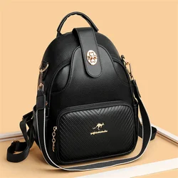 Women Backpack Female High Quality Soft Leather Book School Bags For Teenage Girls Sac A Dos Travel Back Pack Rucksacks Mochilas