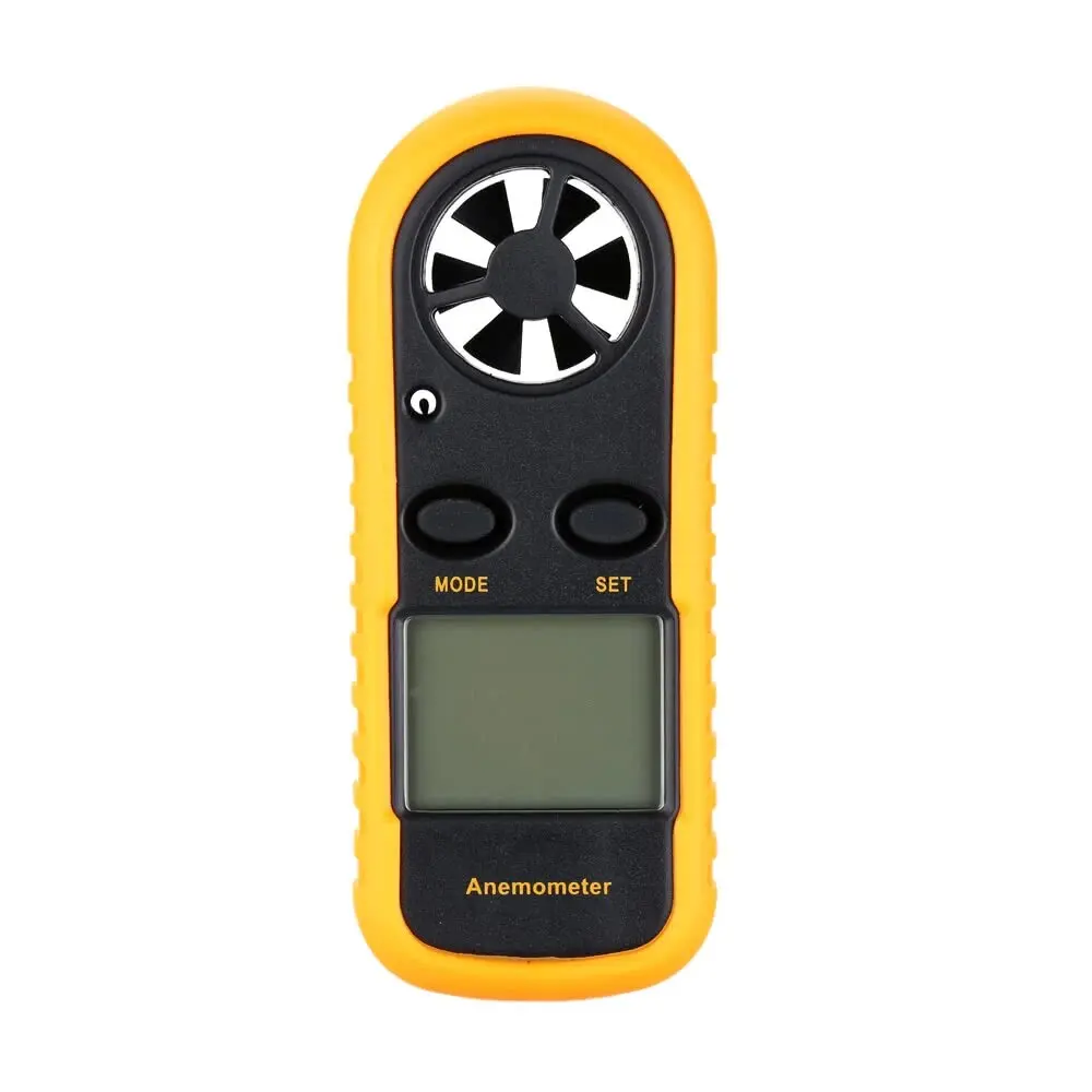 Mini LCD Digital Anemometer Wind Speed Air Velocity Temperature Measuring with Backlight