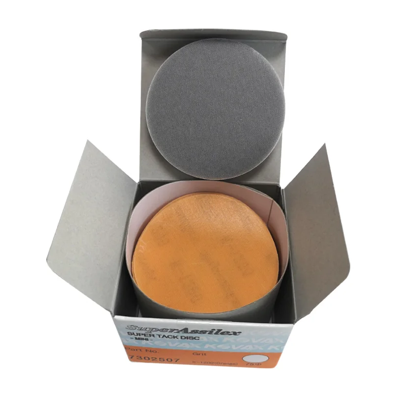 Kovax Disco abrasivo da 3 pollici 77 mm per lucidatura fine Disco rotondo Carta vetrata di grado professionale per finitura superficiale liscia