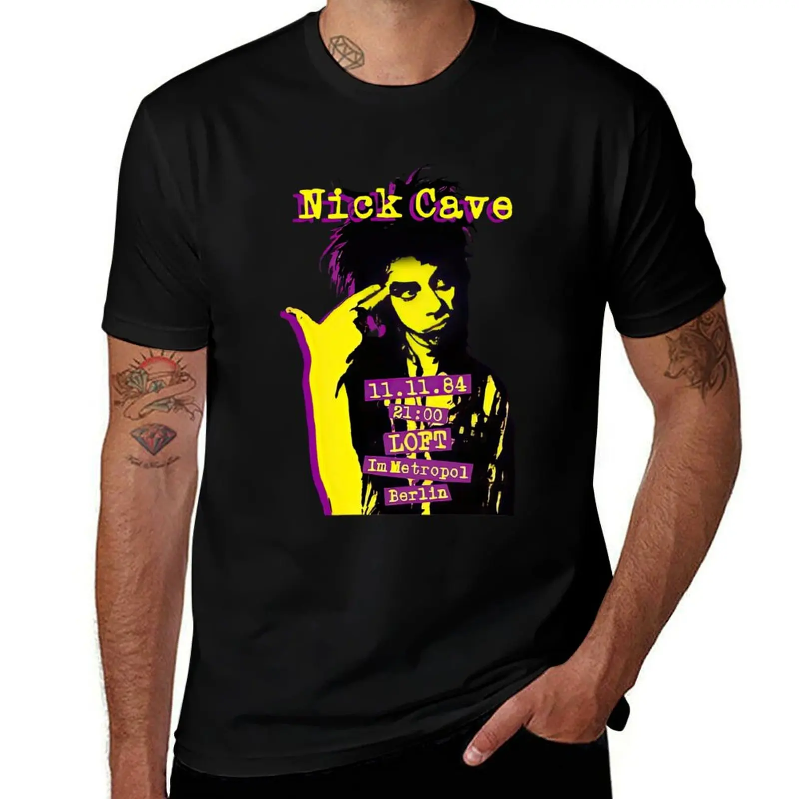 

Nick Cave And The Bad Seeds Vintage Album T-Shirt hippie clothes graphics mens t shirts top quality