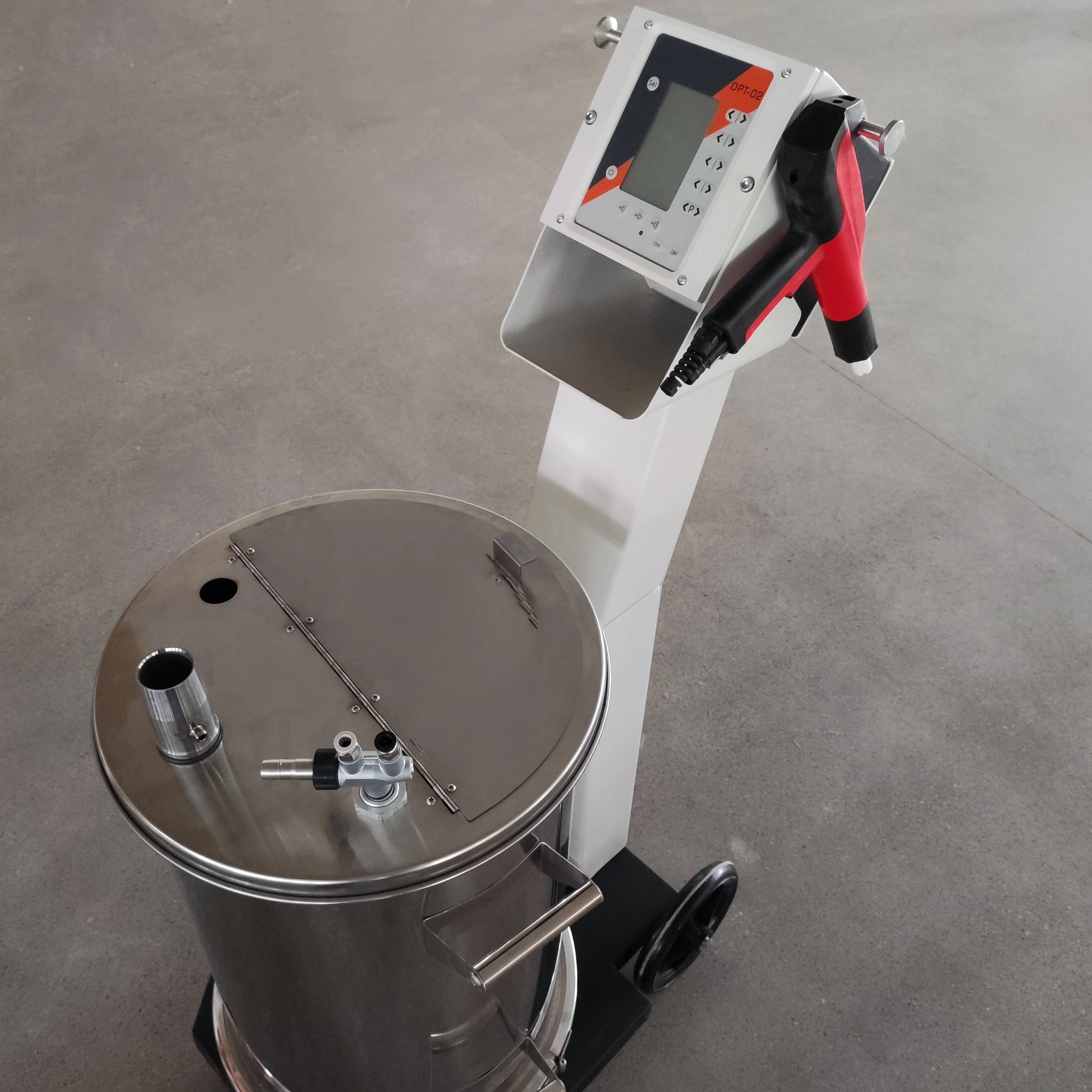 갈린 OPT02 분말 코팅기 완제품