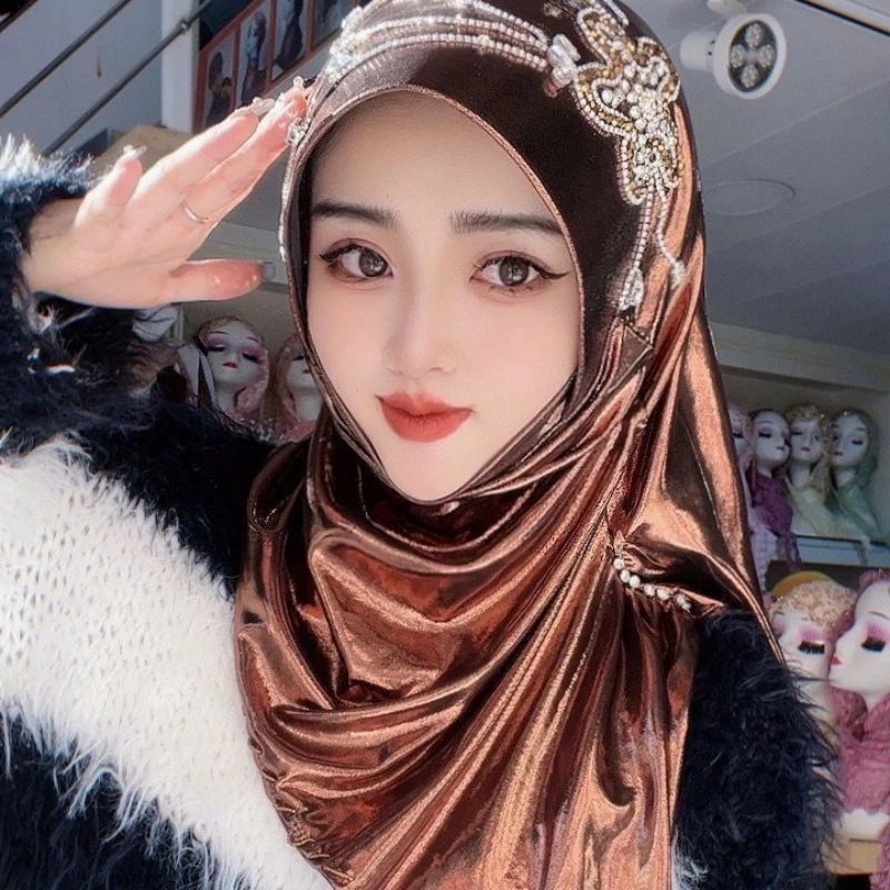 Hijab Chiffon Scarf para Mulheres Muçulmanas, Lenço, Borlas de Luxo, Malásia Oração, Kufi, Islã, Arábia Saudita, Inverno, Frete Grátis