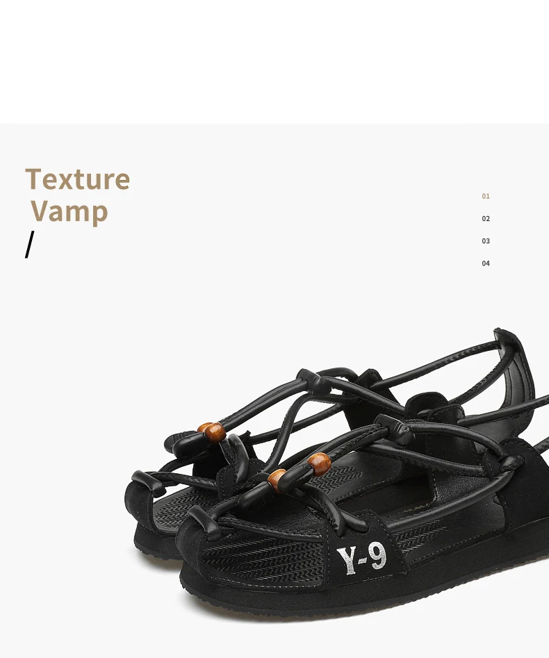 Summer Men Sandals New High Quality Leather Mens Casual Shoes Outdoor Men Leather Sandals for Men Beach Shoes Roman Men's Shoes