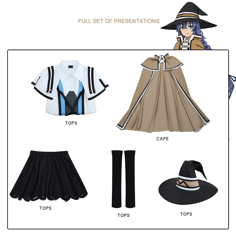 Roxy Migurdia Jobless Reincarnation Cosplay Costume Dress for Women Halloween Comic Con Role Play Uniform - view 2