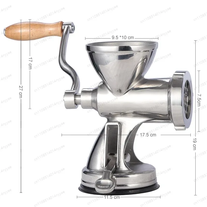 For Manual Stainless Steel Wheatgrass Juicer Extractor Home Auger Slow Squeezer Vegetable Orange  Press Portable Blender
