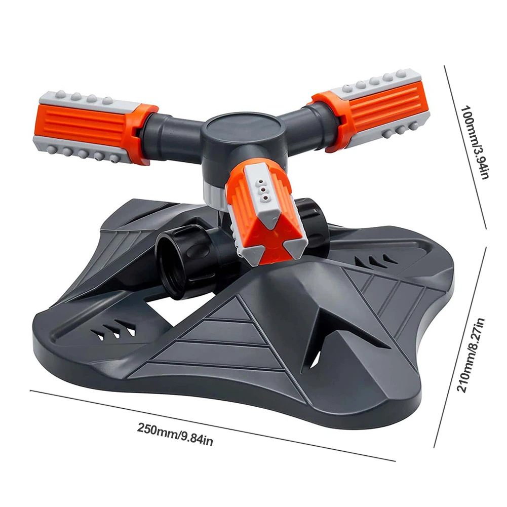 

Garden Sprinkler 3 Fork Garden Hose Sprinkler Automatic 360 Degree Rotating Watering Garden Atomizer Agriculture Irrigation Tool