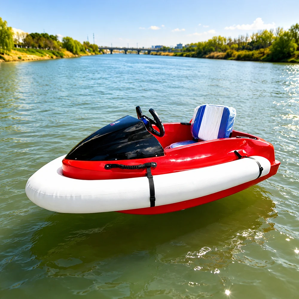 Scenic AreaTheme ParkHigh Quality Custom EPP Energy Rowing Boat Stable Outdoor Diving Water Sports Jet 72V 15KWWater Go-Kart view 2