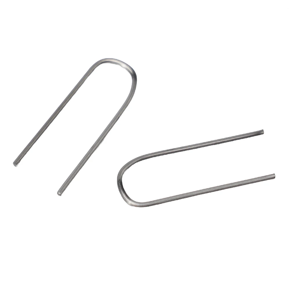 Temperature Nichrome Wire Jump /Rings 21 Gauge U-Shaped Ceramic Hanging Hook /2x0.6Cm For Ceramic Ornaments /Pendants Jewelry