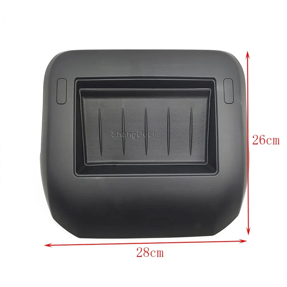 Car Dashboard Central Control Storage Box Cover Black Middle Navigation Frame for Peugeot 3008 Accessories