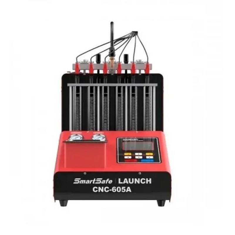 For Launch Smartsafe CNC605A GDI Fuel Injector Tester 6-Cylinder Ultrasonic Car Cleaning And Testing Machine CNC 605A ﻿