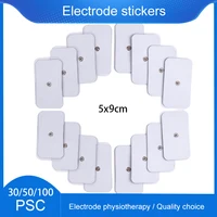 Almohadillas de electrodos autoadhesivas de 5x9cm, parche para terapia de acupuntura Digital de pulso Tens eléctrico, masajeador, parche de masaje adelgazante