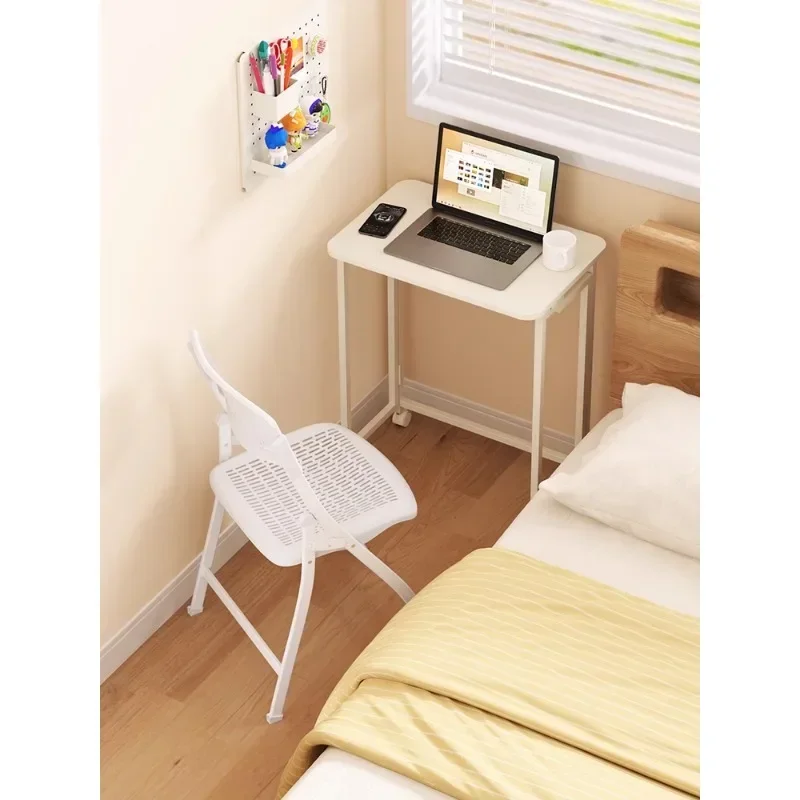 Folding table Mobile Simple student home desk Foldable study  Chair Bedroom computer