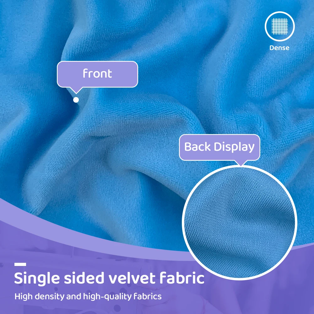 2024 New Coming 229 Colors Squichy Mochi Fabric For Making Fursuit Paw 160x100cm 1mm Pile Super Stretch 5% Spandex Mochi Fabric