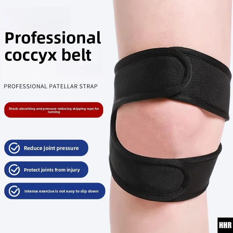 Patellar Tendon Knee Strap Brace, Adjustable Shock Absorbing Compression Pad for Basketball, Joint Pain Relief