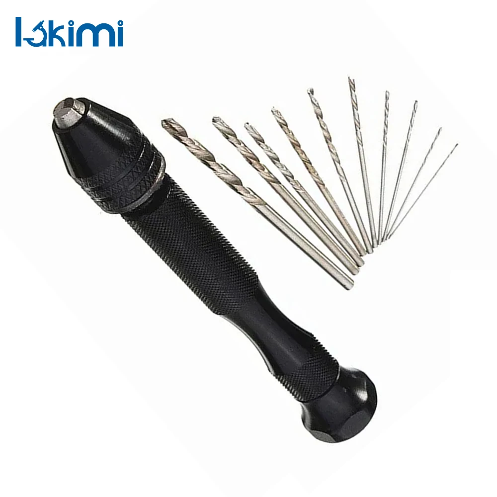 

Mini Hand Twist Drill Set 10Pcs for Rotary Fried Dough Twist, Woodworking and Wood Hole Drilling Tools LK-AA25