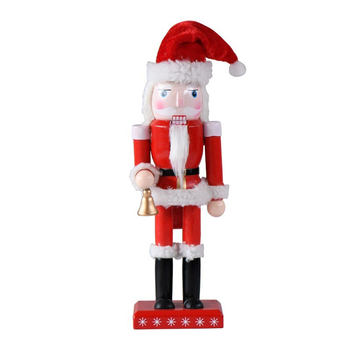 Christmas Santa Claus Nutcracker Holiday Wood Nutcracker Santa Figure Home Decor Present