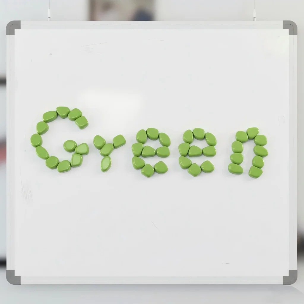 

New Green Irregular Magnetic Small Pins fixing suitable for paper cards on office whiteboards DIY house refrigerator decoration
