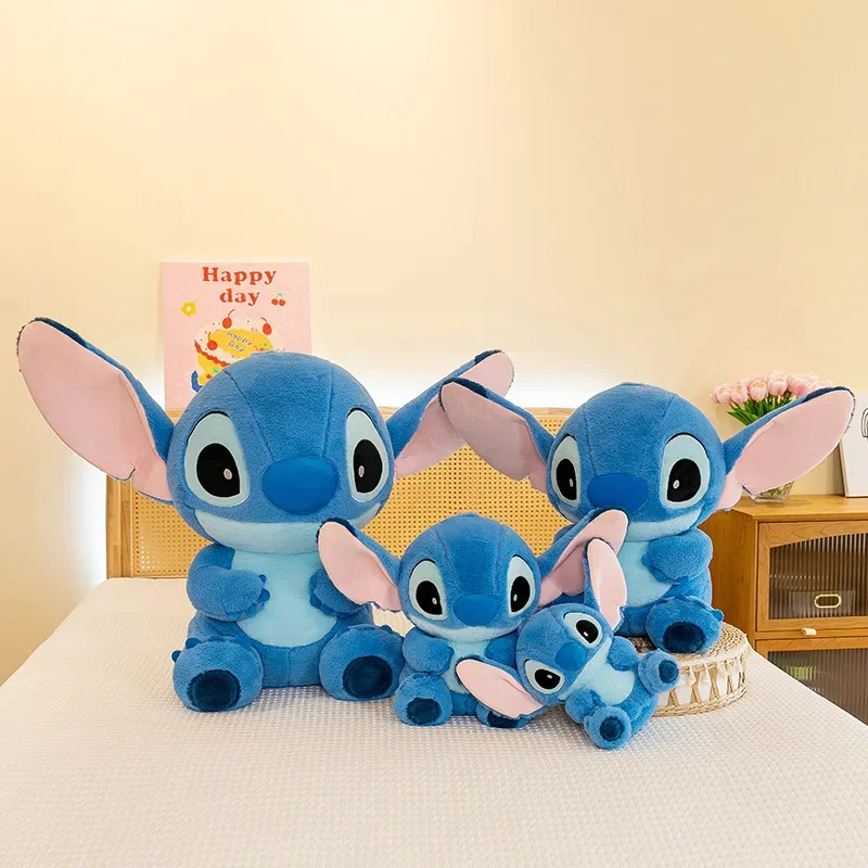 Brinquedo de pelúcia Lilo e Stitch para crianças, desenhos animados Disney, anime fofo, pelúcia recheada, presente macio, aniversário, Kawaii, 28 cm, 40 cm, 70cm