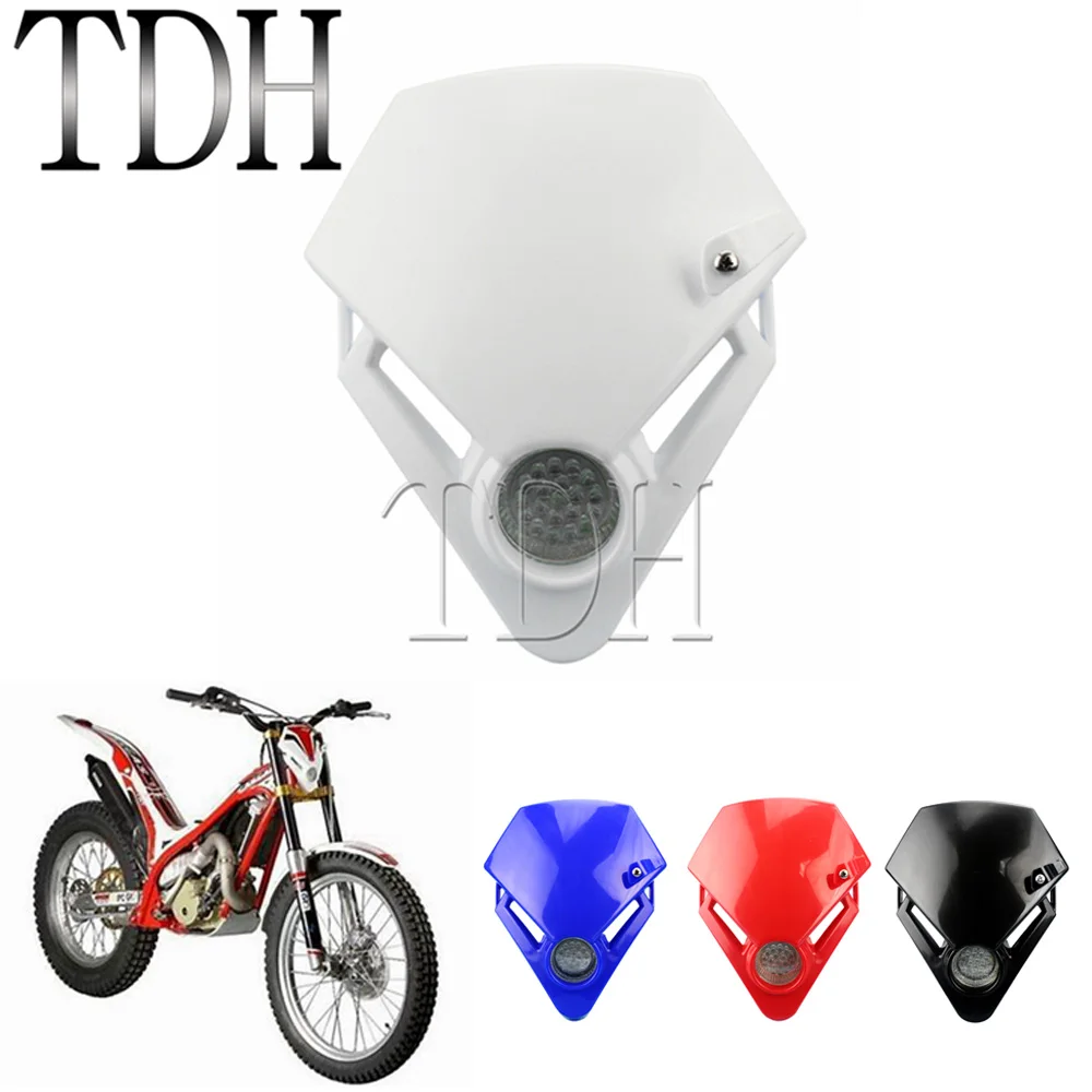 Trial Bike Motocross Enduro LED Headlight Head Light Lamp Vision For GAS GAS TXT PRO 280 125 250 300 Racing Dirt Bike Lighting