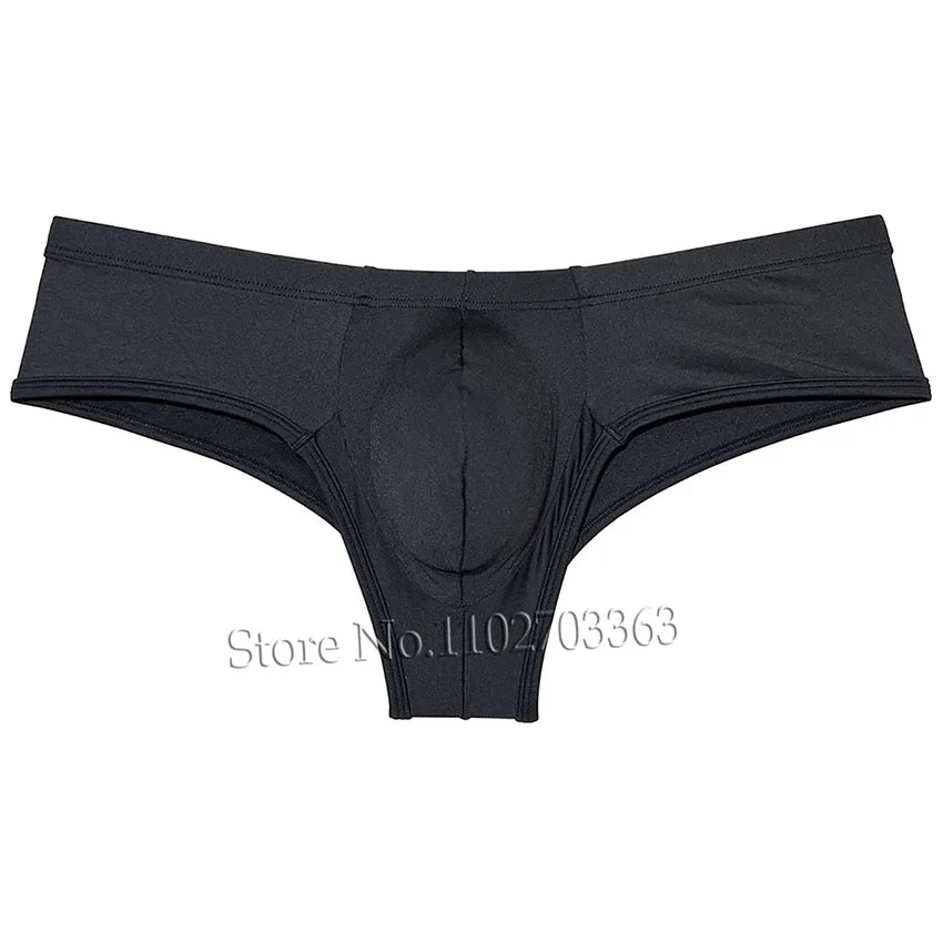 Men's Mini Bikini Briefs Brazilian Underwear Enhancing Bulge Pouch Jockstrap Cheeky Micro Trunks Sissy Panties Low Rise Slip