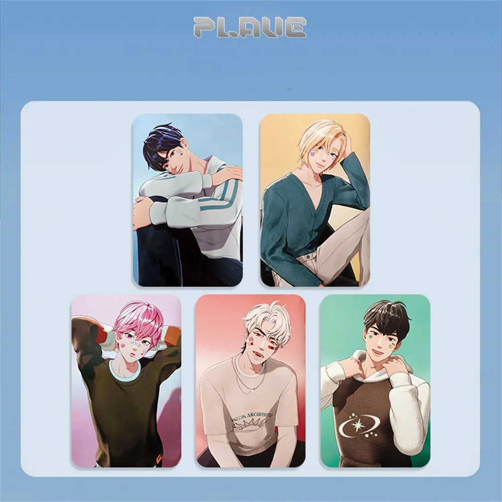 

5pcs/set Kpop Plave Double Side Printing Small Cards Fans Special Cards YEJUN NOAH BAMBY EUNHO HAMIN Fans Gifts Collection