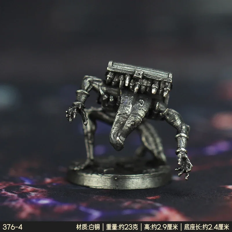 White Copper Dark Soul Sun Knight Onion Soldier Man Toy Model Finished Gift Board Game Pieces Ornaments Mini Figures Sculpture