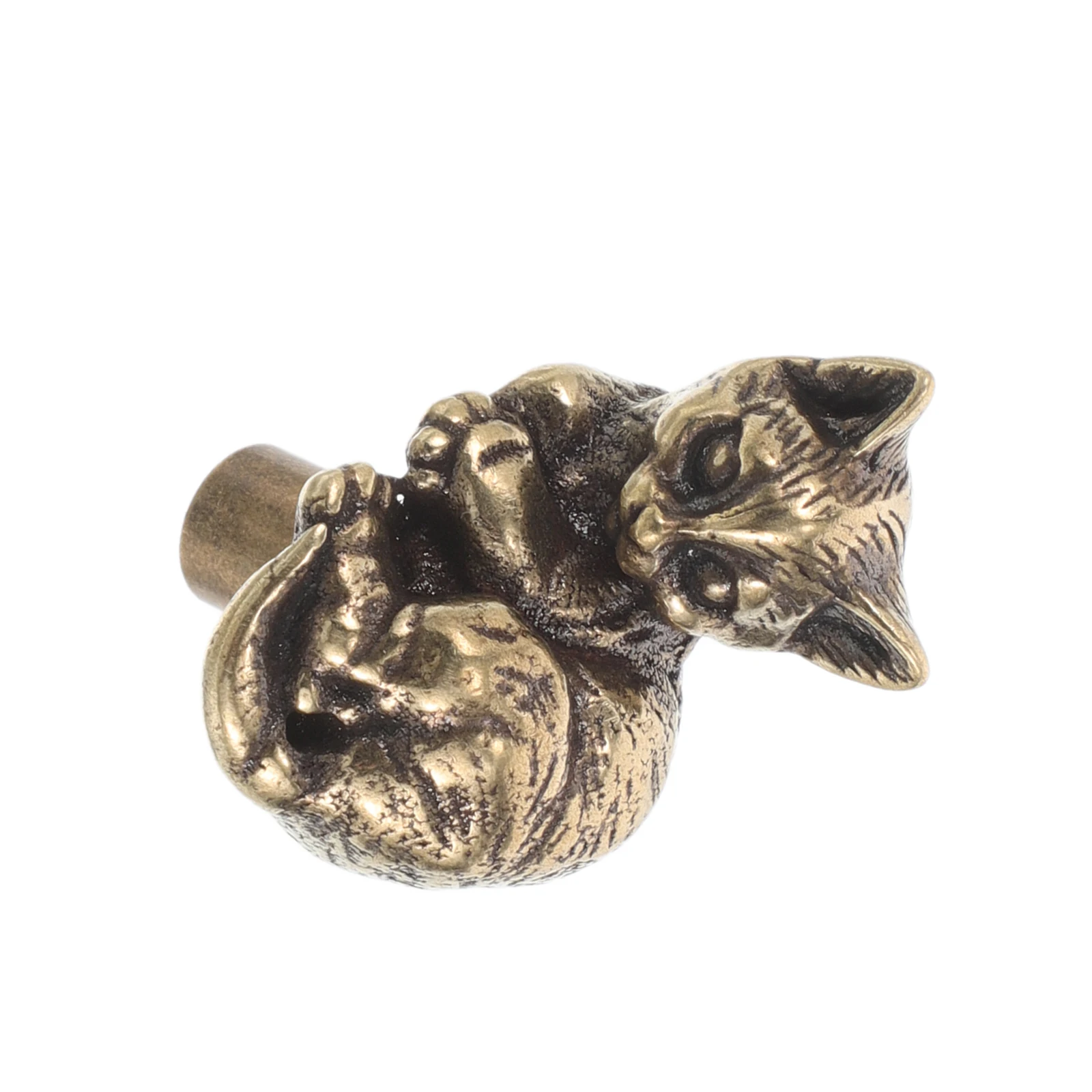 

Cabinet Handles Brass Door Cute Drawer Pull Hardware Copper for Cupboards Golden Knobs Child
