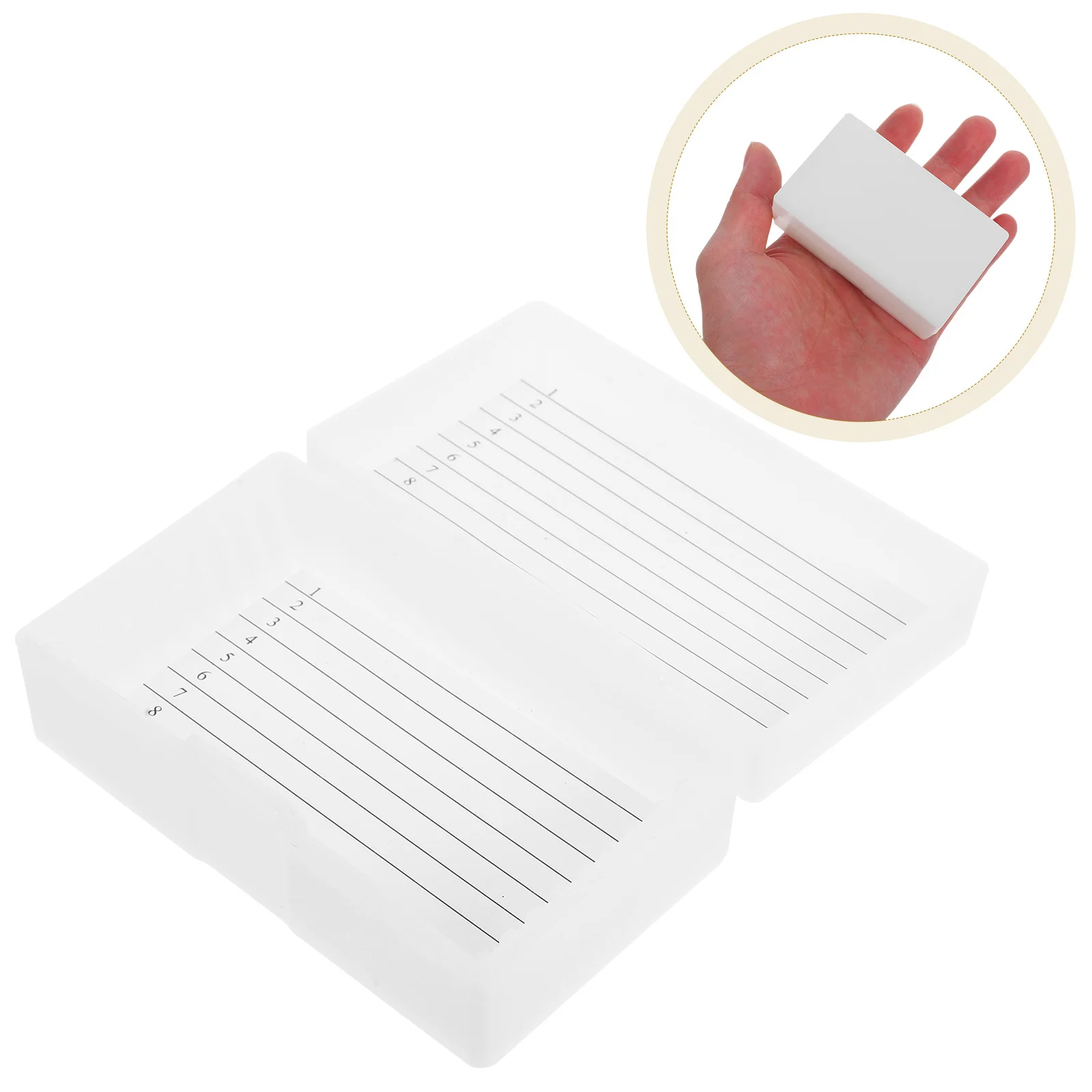 

Neat and Orderly Pathology for Microscope Slides Large Capacity Storage Organizer Glass Slide Organizer